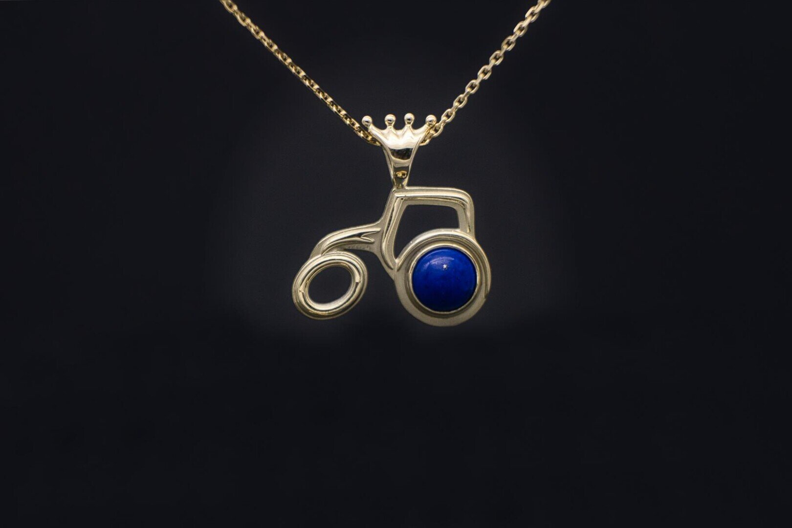 LITTLE COUNTRY LOVE "ROYAL Beauty" byHEDI | Anhänger TRAKTOR | limited | Gold 585