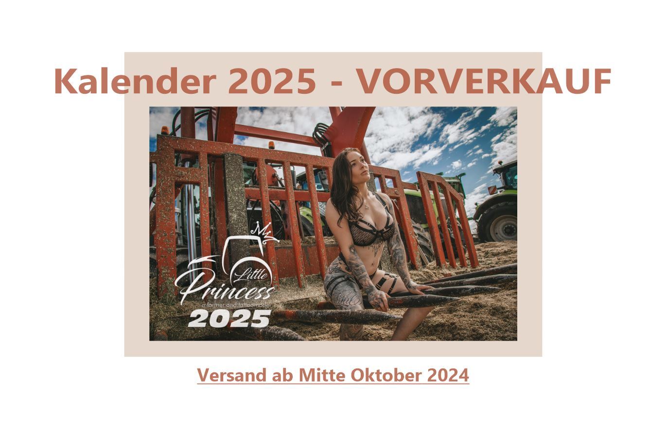 Kalender 2025 - Paket 1 - www.hedi-little-princess.de  Little Princess 